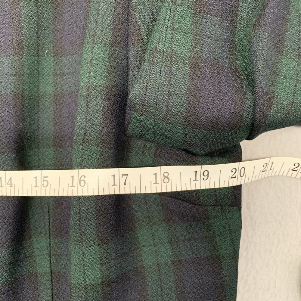 Vintage Pendleton Tartan Plaid Wool Blazer & Pencil Skirt Suit Set Size 14 USA - Picture 13 of 16